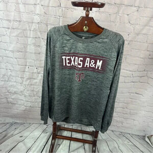 colosseum texas A&M aggies Long Sleeve athletic top size XL collegiate sporty